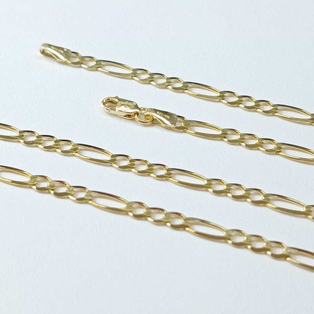 CADENAS CARTIER 3 1 AMARILLA ORO 10K 6.2 (NUEVO)