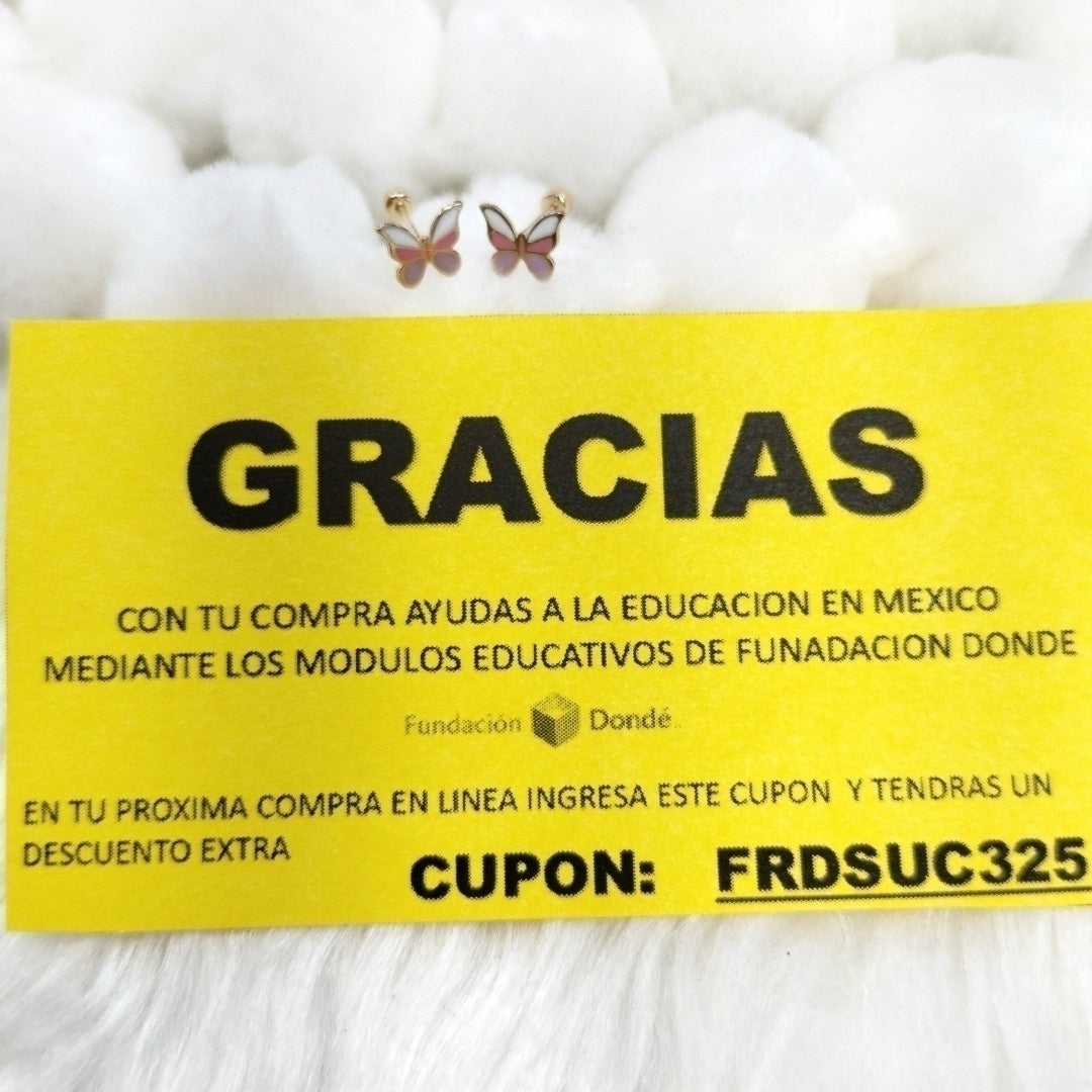BROQUELES ORO 10K 1 (NUEVO)