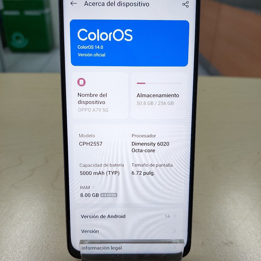 CELULAR OPPO  A79 CPH2557 (2023) 256 GB 8 GB RAM (SEMINUEVO)