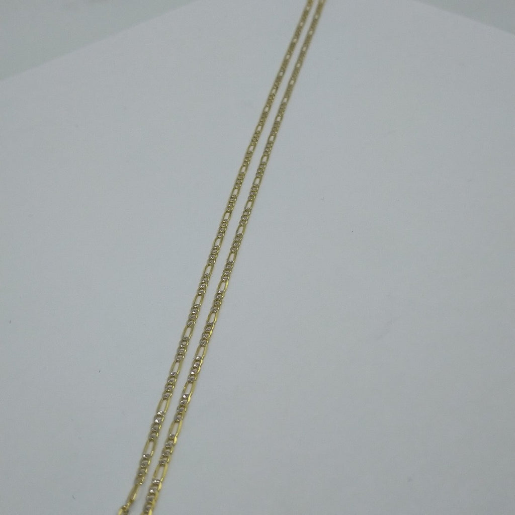 CADENAS CARTIER 3 1 DIAMANTADA ORO 14K 3.3 (NUEVO)