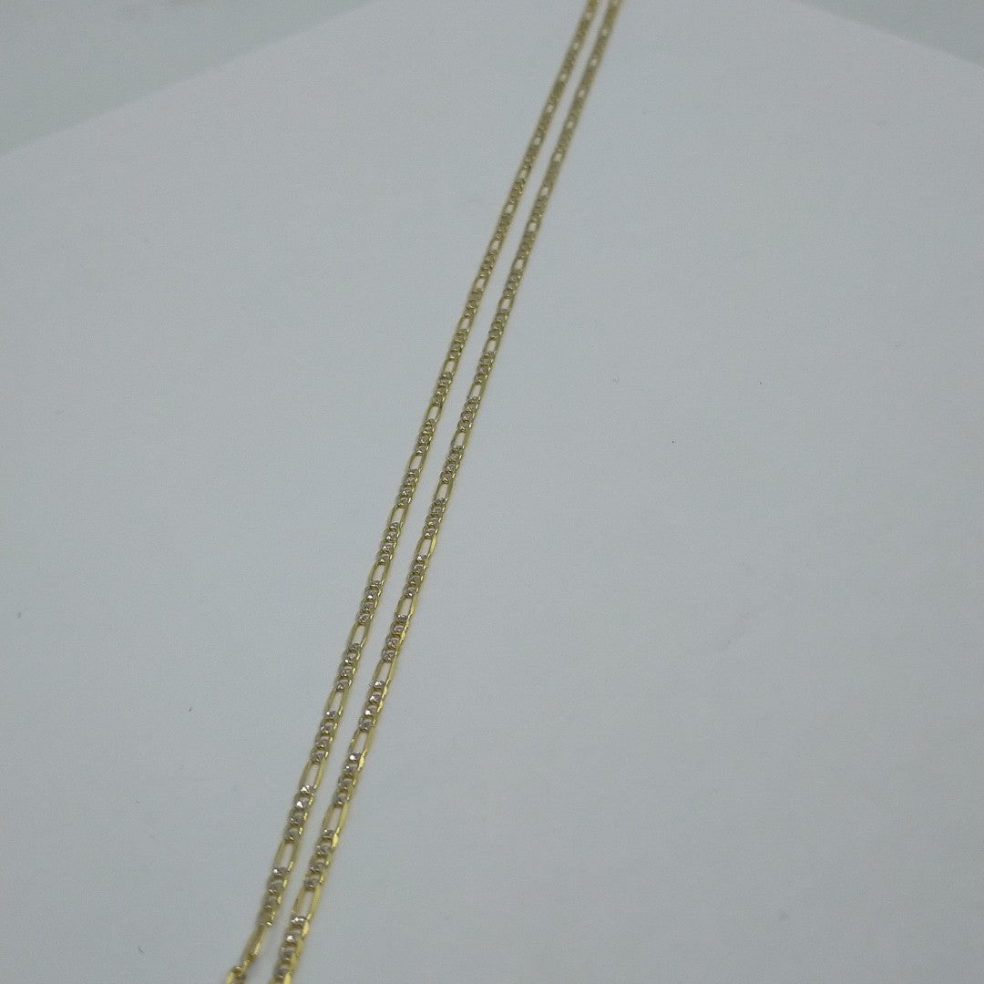 CADENAS CARTIER 3 1 DIAMANTADA ORO 14K 3.3 (NUEVO)