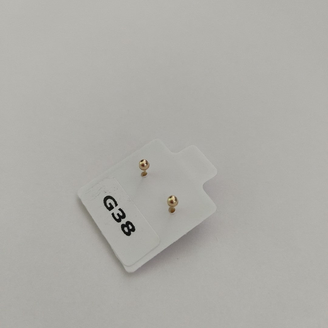 BROQUELES ORO 10K 1 (NUEVO)