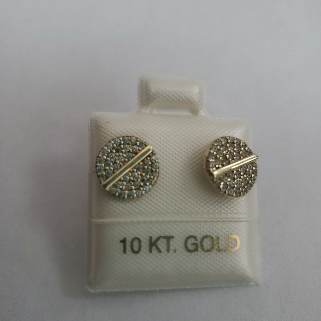 BROQUELES ORO 10K 1.5 (NUEVO)