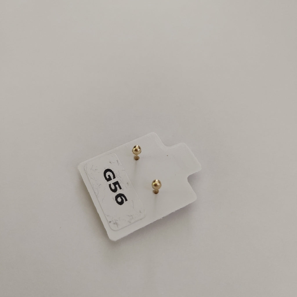 BROQUELES ORO 10K 1 (NUEVO)