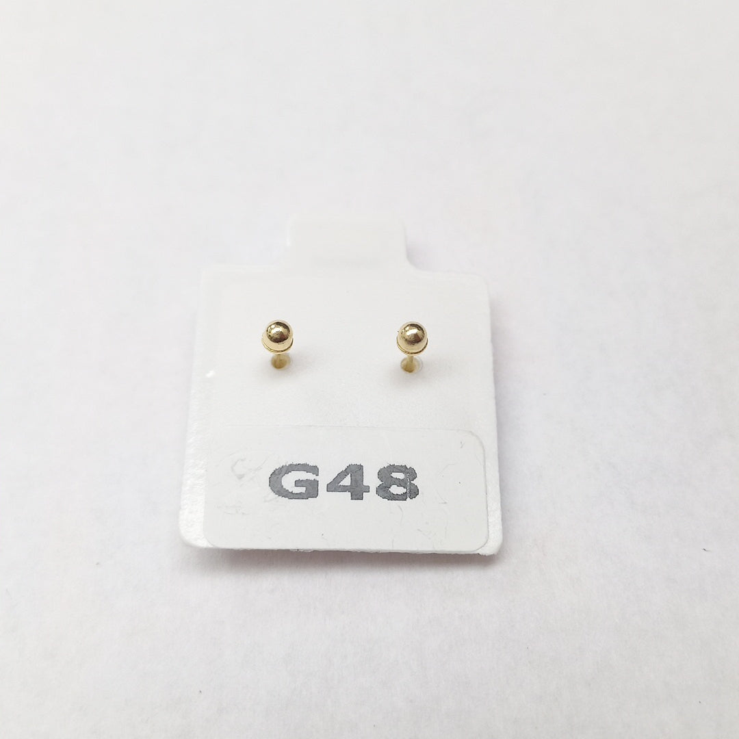 BROQUELES ORO 10K 1 (NUEVO)