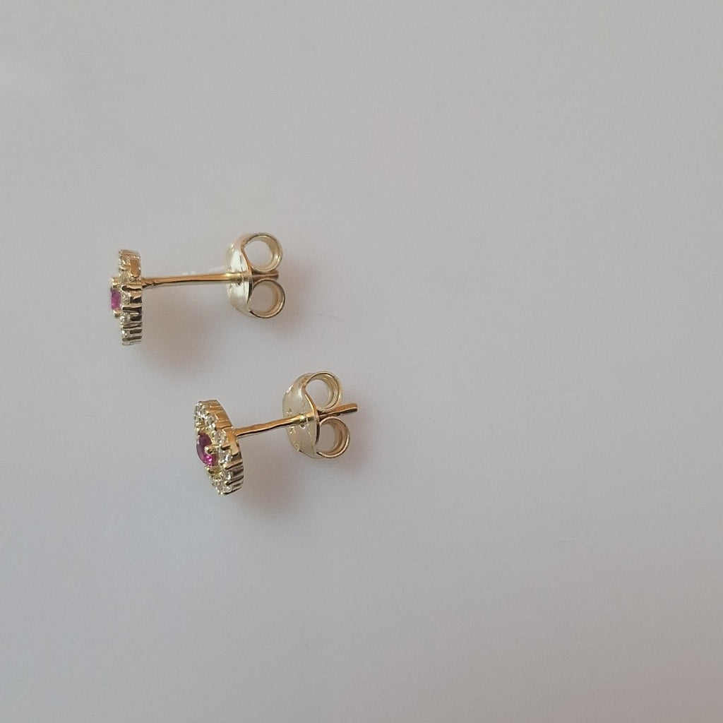 BROQUELES ORO 10K 1 (NUEVO)