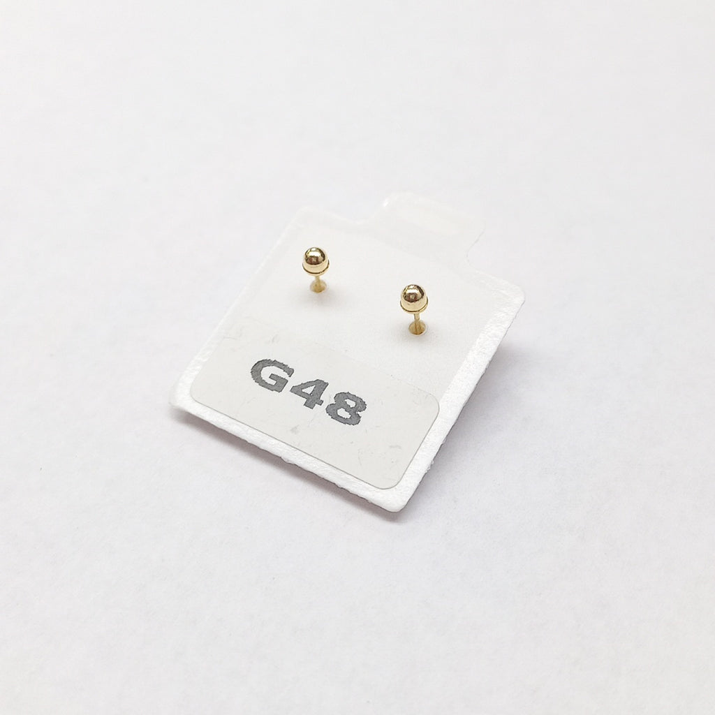 BROQUELES ORO 10K 1 (NUEVO)