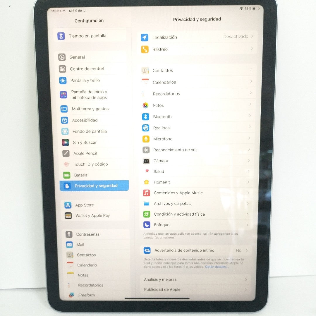 TABLETA APPLE IPAD AIR 4 A2316 64 GB 4 GB RAM (SEMINUEVO)