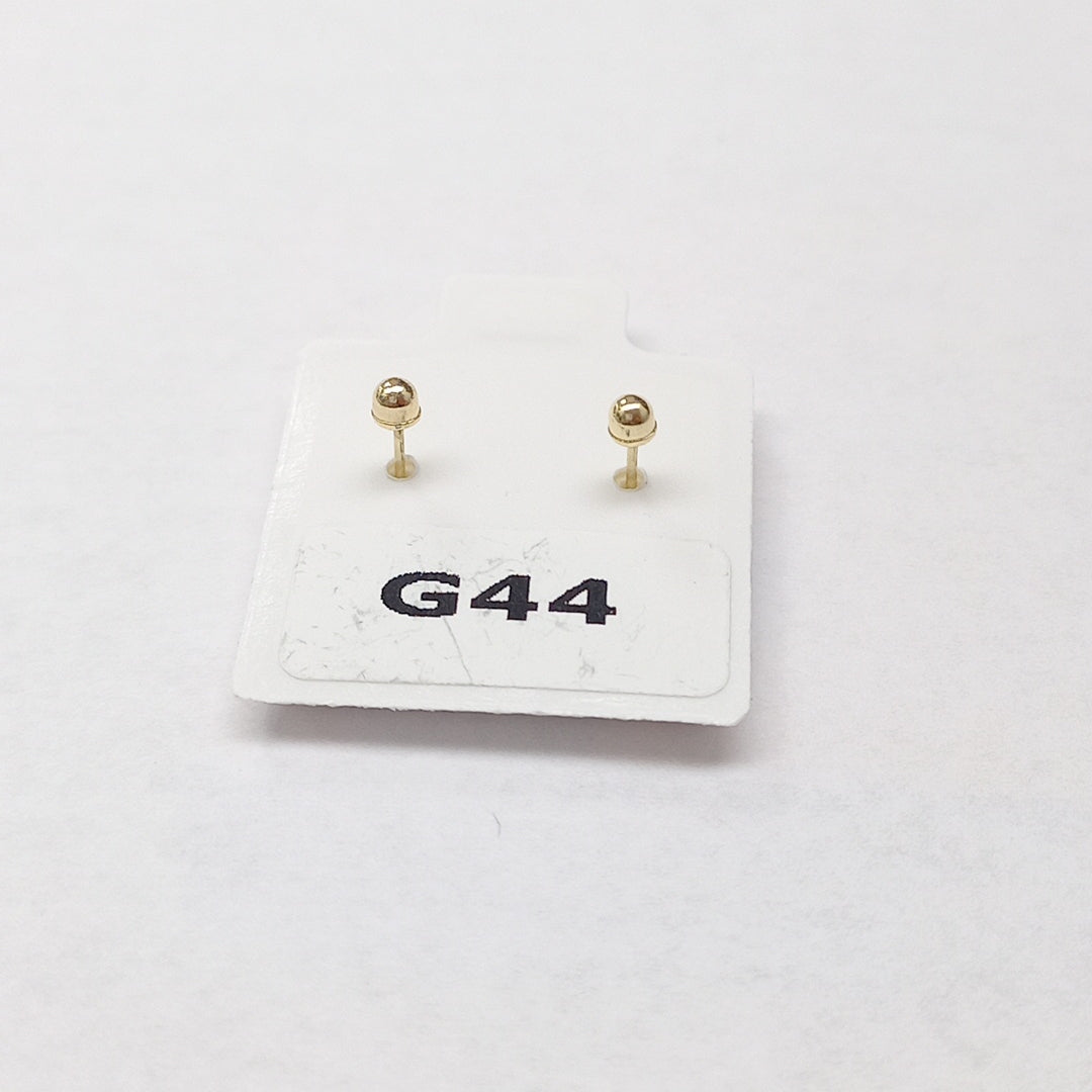 BROQUELES ORO 10K 1 (NUEVO)