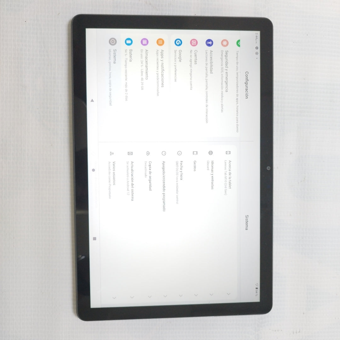 TABLETA LENOVO TAB M10 3 TB328FU 64 GB 4 GB RAM (SEMINUEVO)