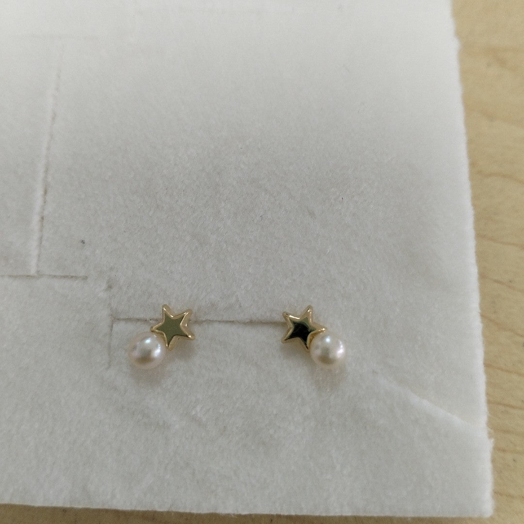 BROQUELES ORO 14K 1 (NUEVO)