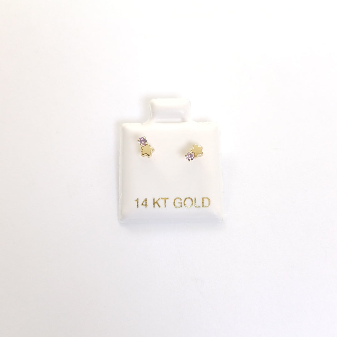 BROQUELES ORO 14K 1 (NUEVO)