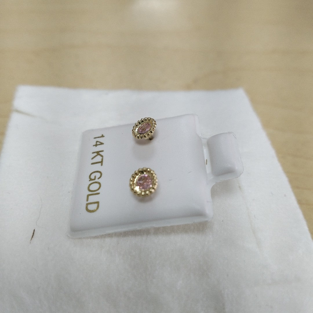BROQUELES ORO 14K 1 (NUEVO)