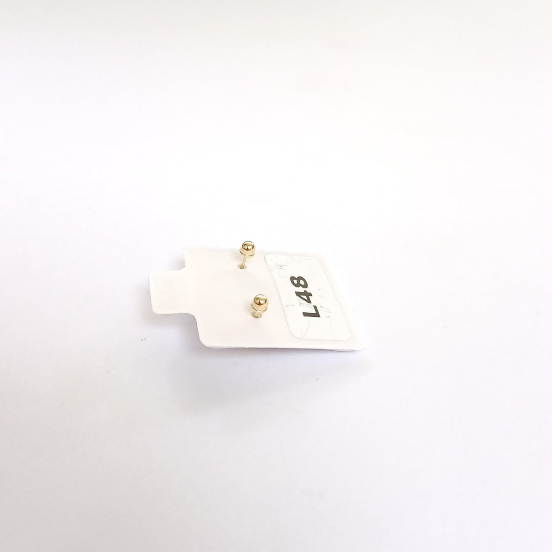 BROQUELES ORO 14K 1 (NUEVO)