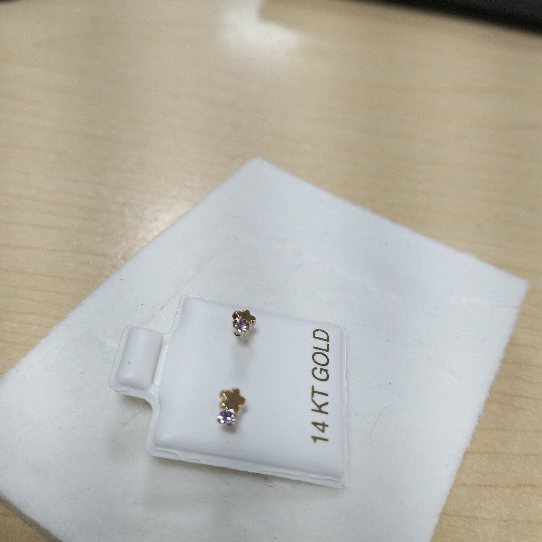 BROQUELES ORO 14K 1 (NUEVO)