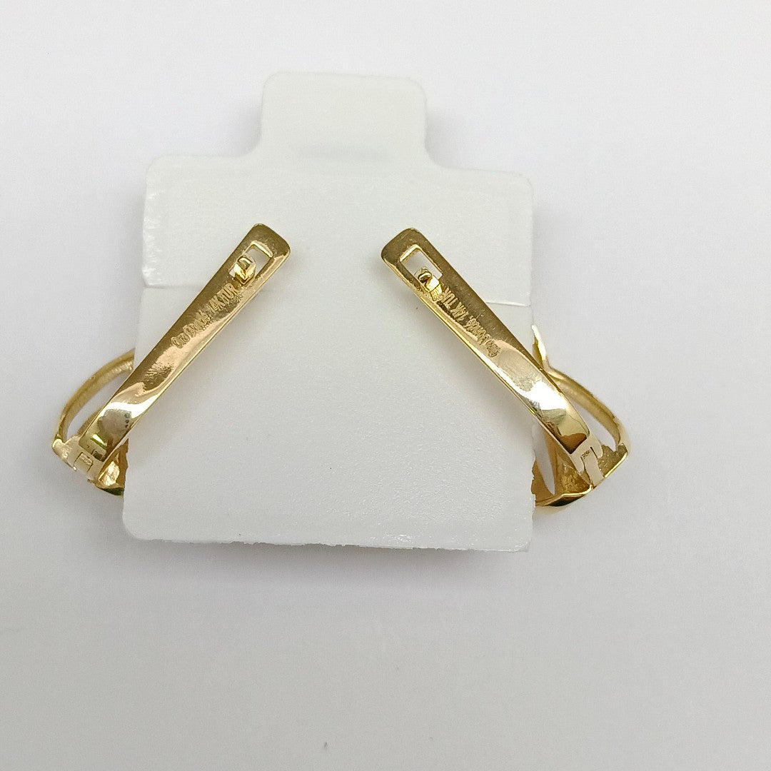BROQUELES ORO 14K 3.7 (NUEVO)