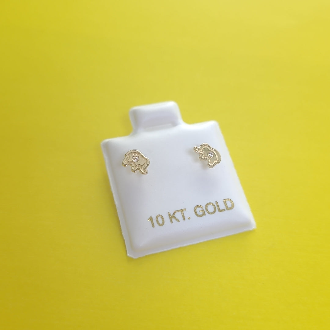 BROQUELES ORO 10K 1 (NUEVO)