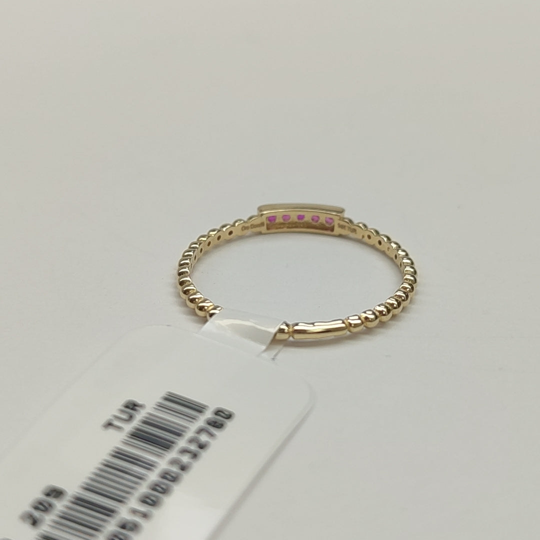 ANILLOS DAMA ORO 14K 0.8 (NUEVO)