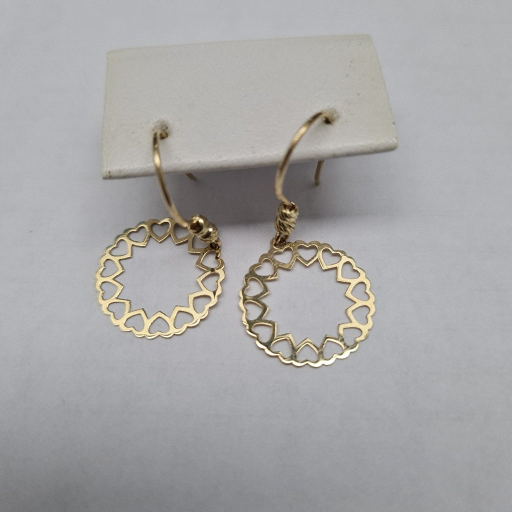 BROQUELES ORO 14K 1 (NUEVO)