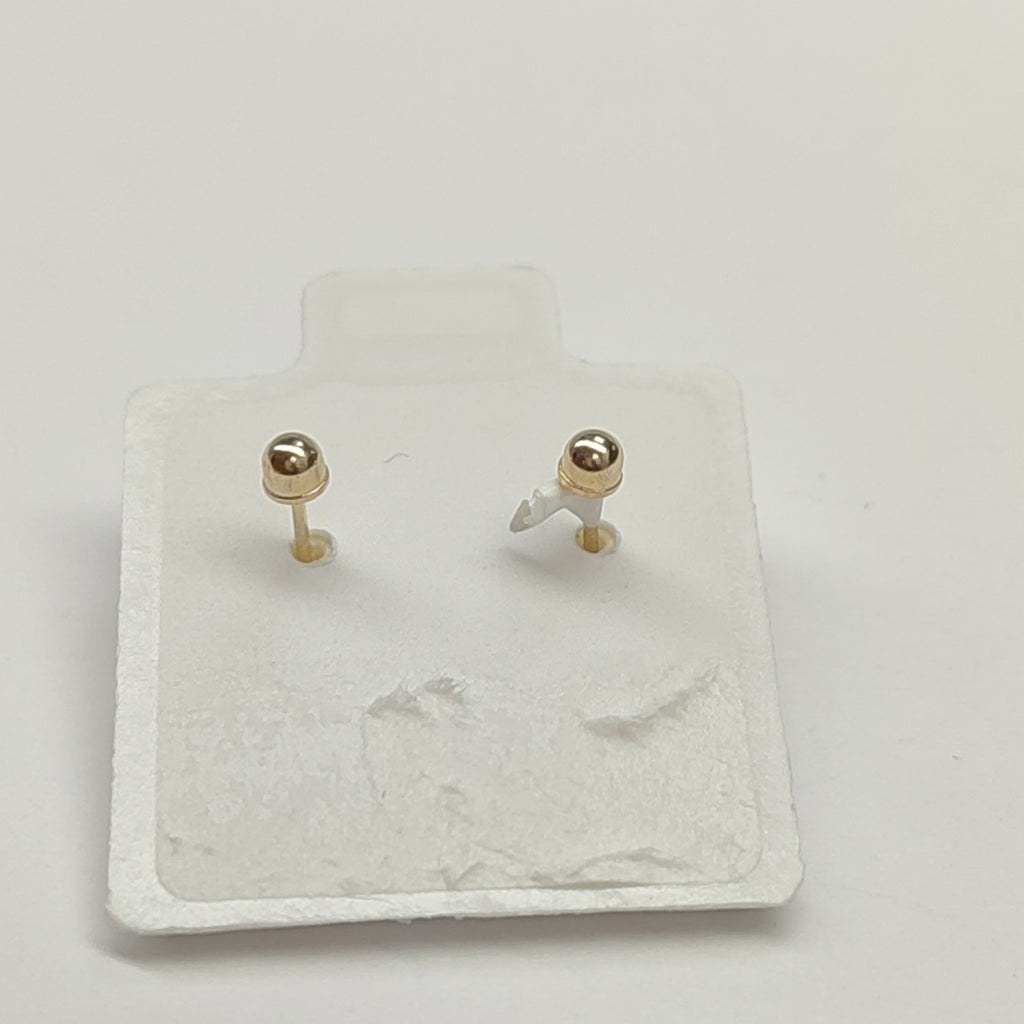 BROQUELES ORO 14K 1 (NUEVO)