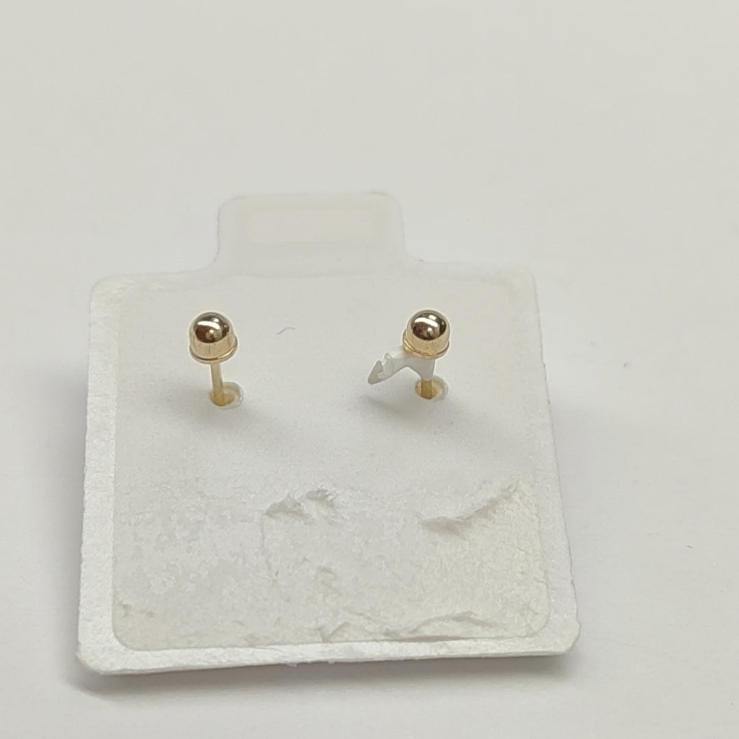 BROQUELES ORO 14K 1 (NUEVO)