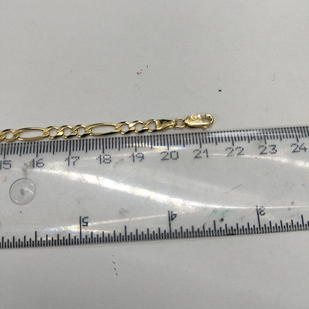 PULSERAS CABALLERO CARTIER 3 1 AMARILLA ORO 14K 4.8 (NUEVO)