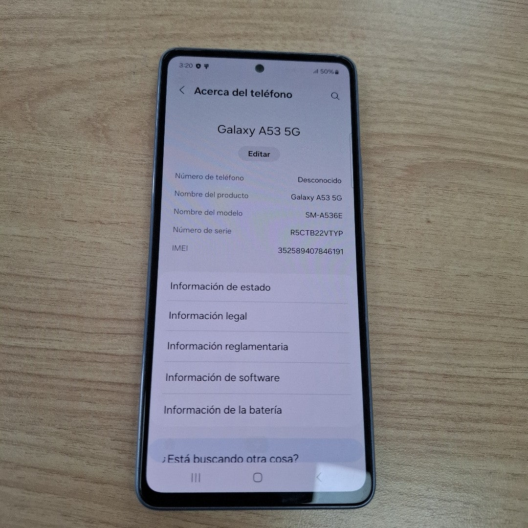 CELULAR SAMSUNG GALAXY A53 5G SM-A536E 128 GB 8 GB RAM (SEMINUEVO)