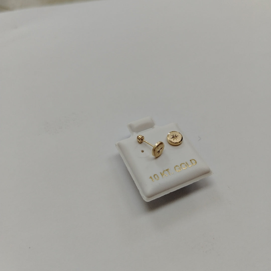 BROQUELES ORO 10K 1 (NUEVO)