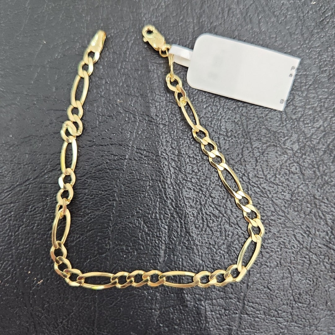 PULSERAS CABALLERO CARTIER 3*1 AMARILLA ORO 14K 4.6 (NUEVO)
