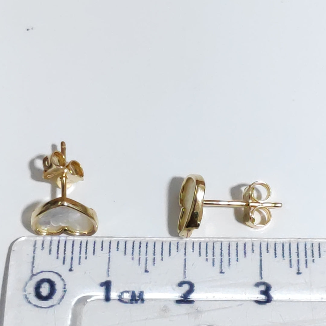 BROQUELES ORO 14K 1 (NUEVO)