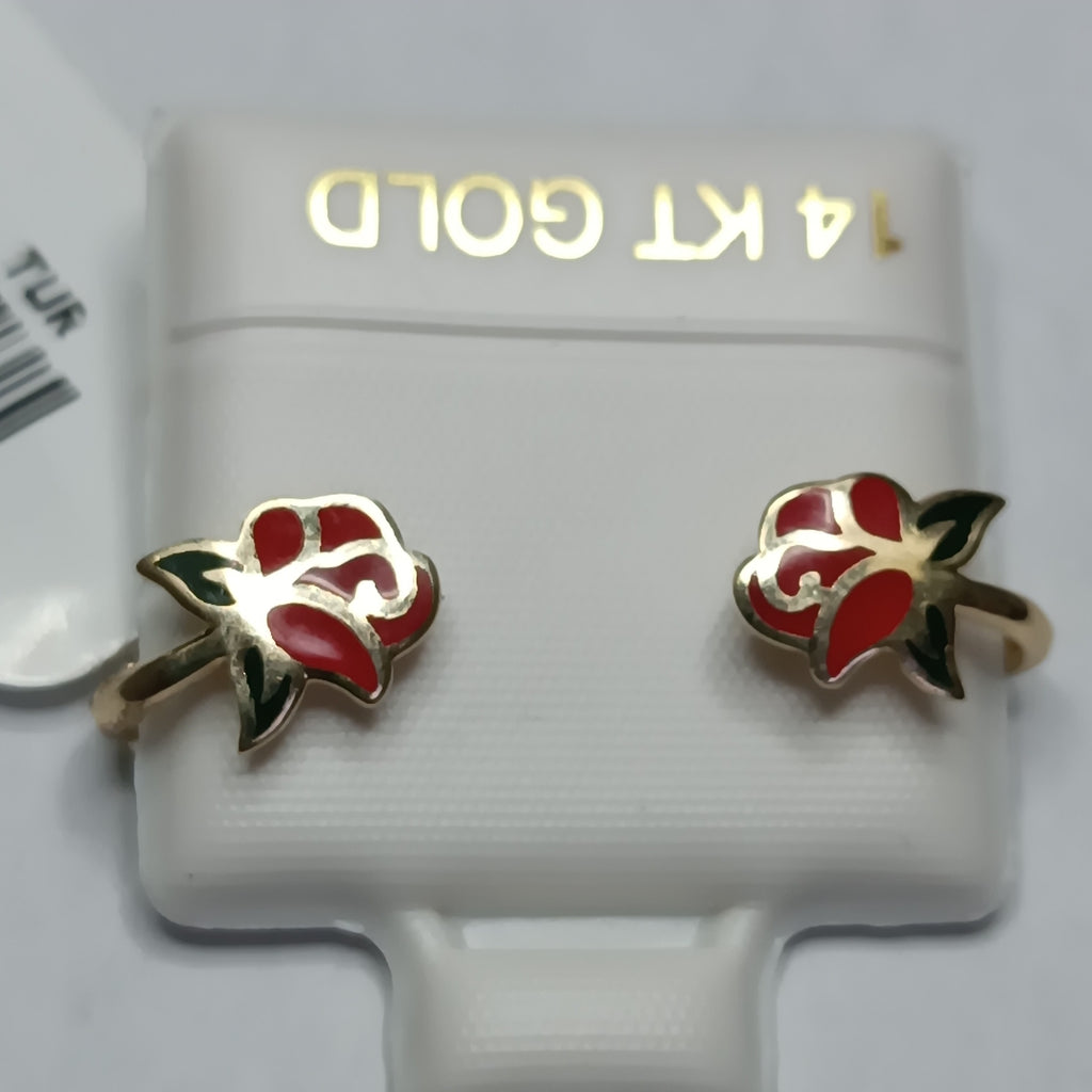 BROQUELES ORO 14K 1.2 (NUEVO)