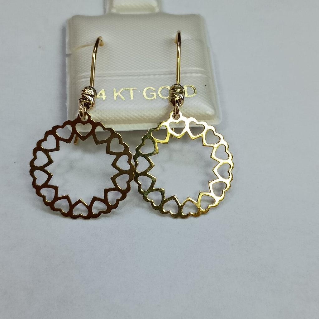 BROQUELES ORO 14K 1 (NUEVO)