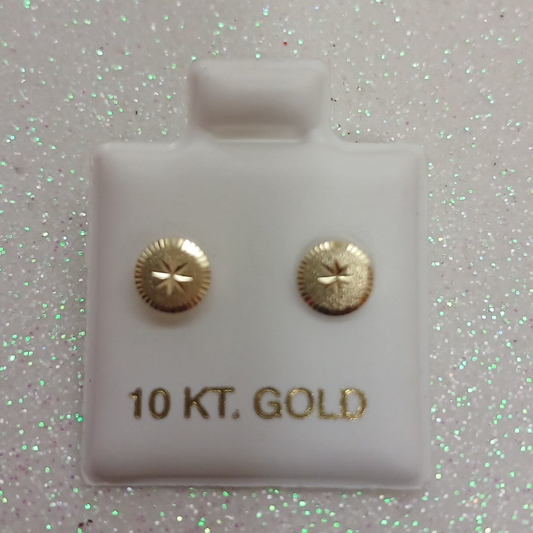 BROQUELES ORO 10K 1 (NUEVO)