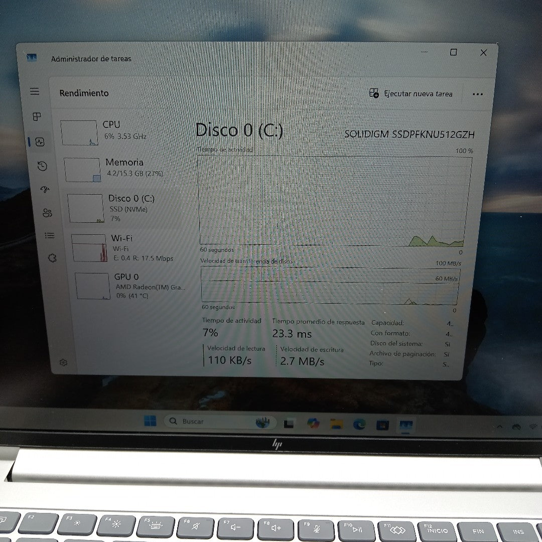 LAPTOP HP ELITEBOOK 645 G11 (2025) 512 GB SSD 16 GB RAM (SEMINUEVO)