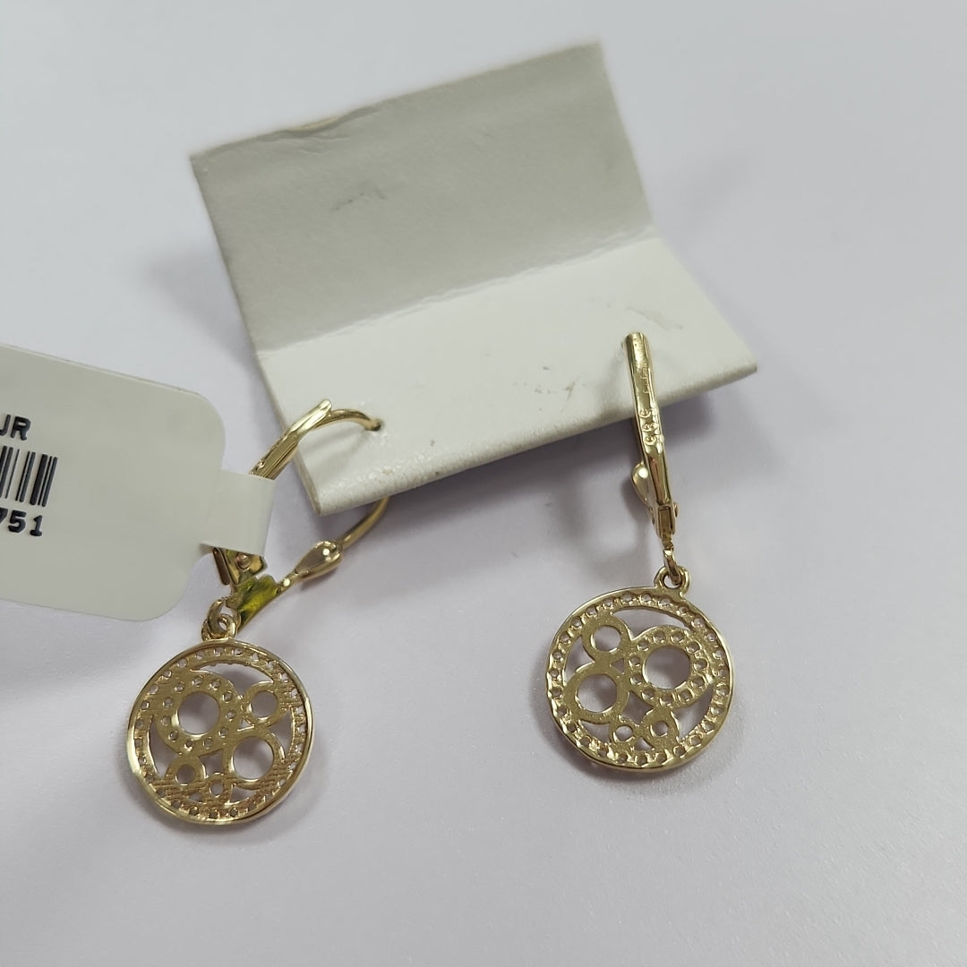 BROQUELES ORO 14K 2.6 (NUEVO)