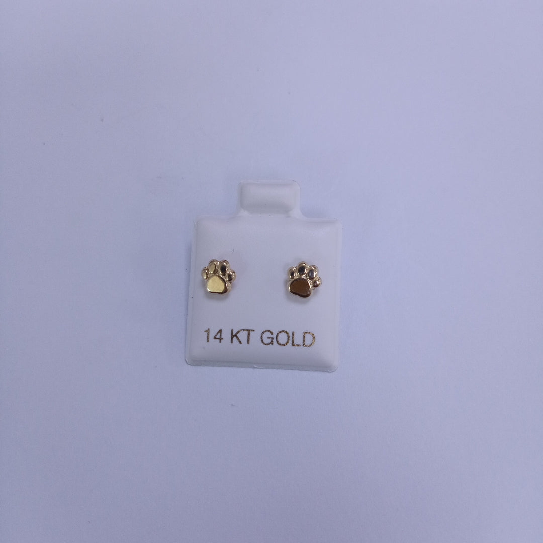 BROQUELES ORO 14K 1 (NUEVO)