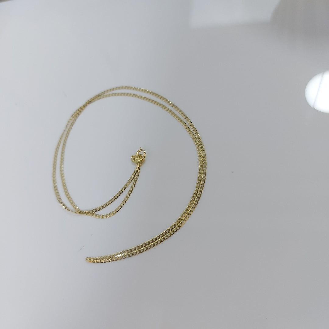 CADENAS BARBADA AMARILLA ORO 10K 1.6 (NUEVO)