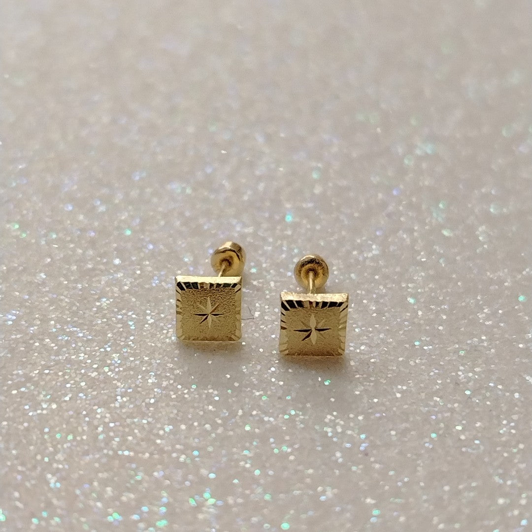 BROQUELES ORO 10K 1 (NUEVO)