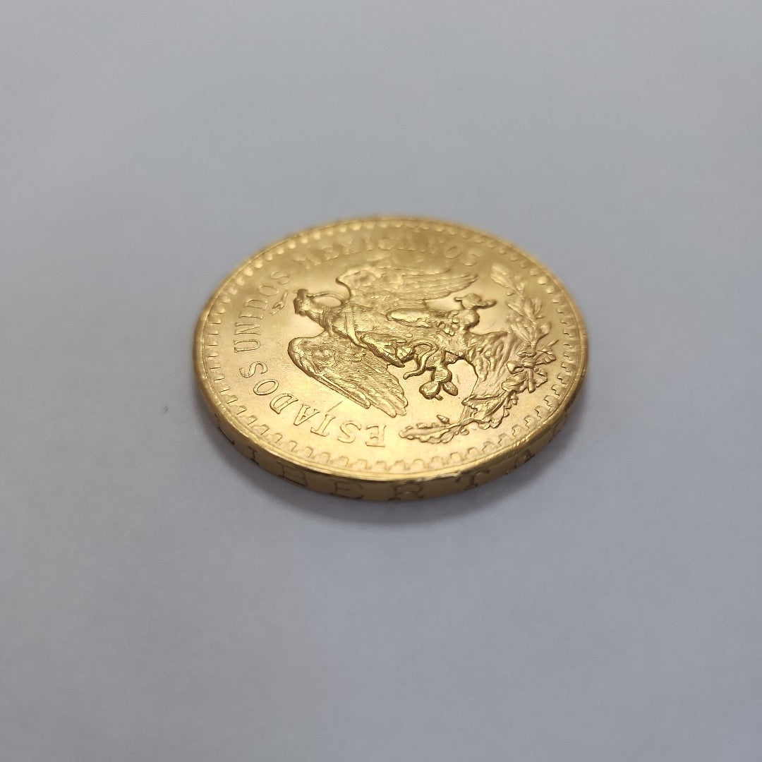 K1 41.6 GRMS - DESC.  0 GRAMOS - 21 K - AVALÚO  77688 * * IDENTIFICACIÓN  MONEDA NOMINATIVA. * MATERIALES  ORO. * CANTI (SEMINUEVO)