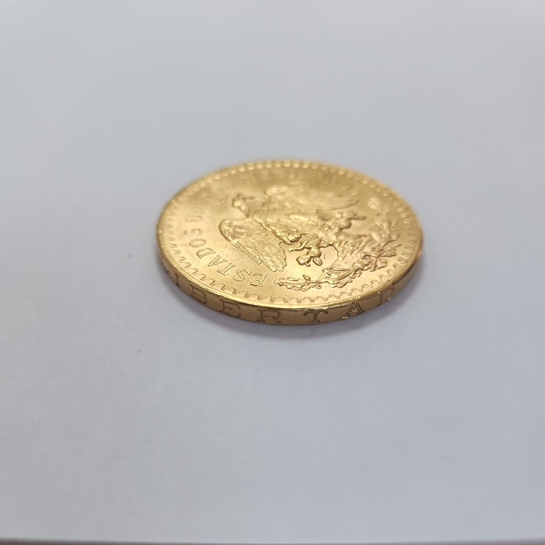 K1 41.6 GRMS - DESC.  0 GRAMOS - 21 K - AVALÚO  77688 * * IDENTIFICACIÓN  MONEDA NOMINATIVA. * MATERIALES  ORO. * CANTI (SEMINUEVO)