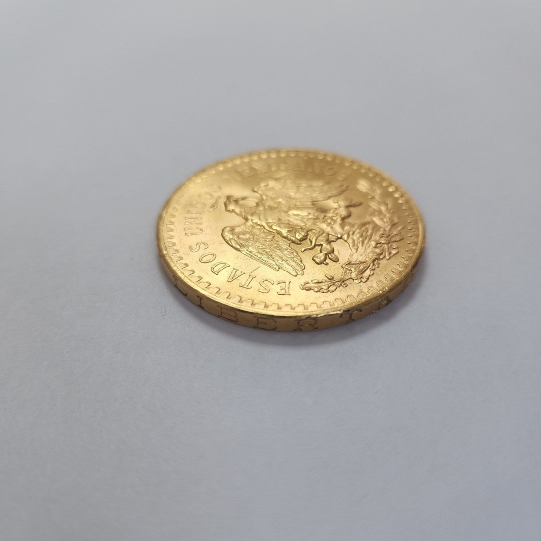 K1 41.6 GRMS - DESC.  0 GRAMOS - 21 K - AVALÚO  77688 * * IDENTIFICACIÓN  MONEDA NOMINATIVA. * MATERIALES  ORO. * CANTI (SEMINUEVO)