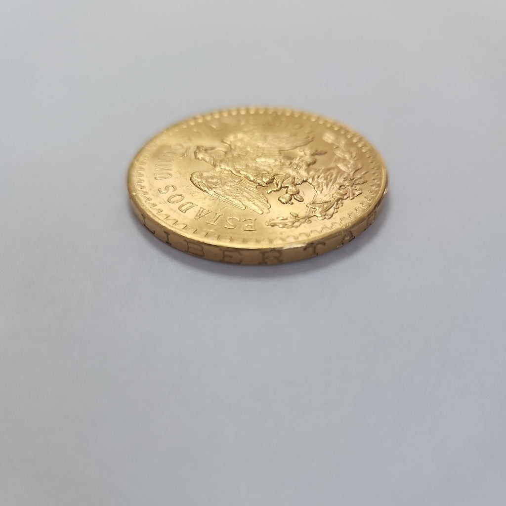K1 41.6 GRMS - DESC.  0 GRAMOS - 21 K - AVALÚO  77688 * * IDENTIFICACIÓN  MONEDA NOMINATIVA. * MATERIALES  ORO. * CANTI (SEMINUEVO)