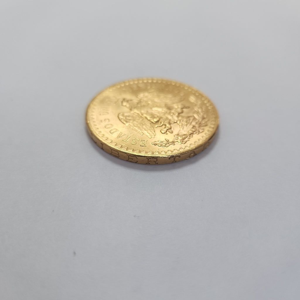 Moneda Centenario Cincuenta Pesos Oro Mexicano 21.6K