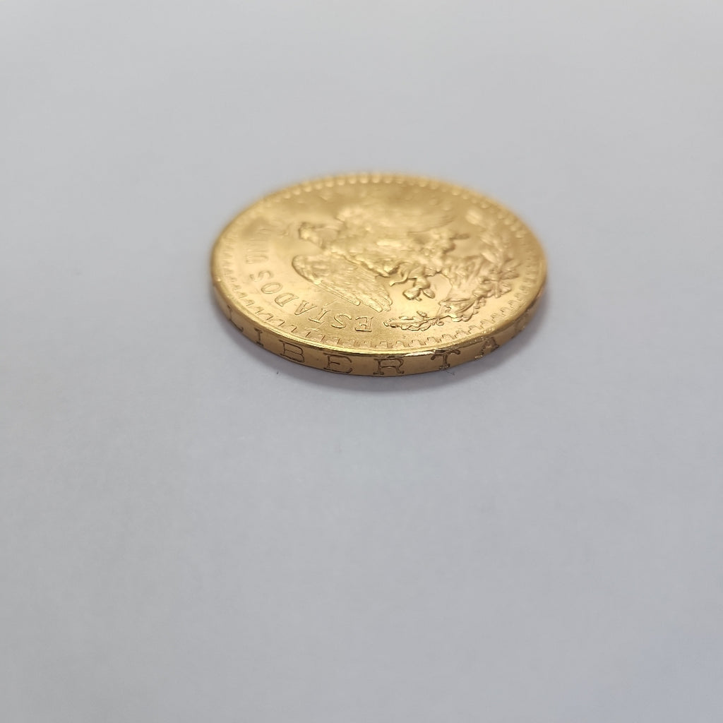 Moneda Centenario Cincuenta Pesos Oro Mexicano 21.6K