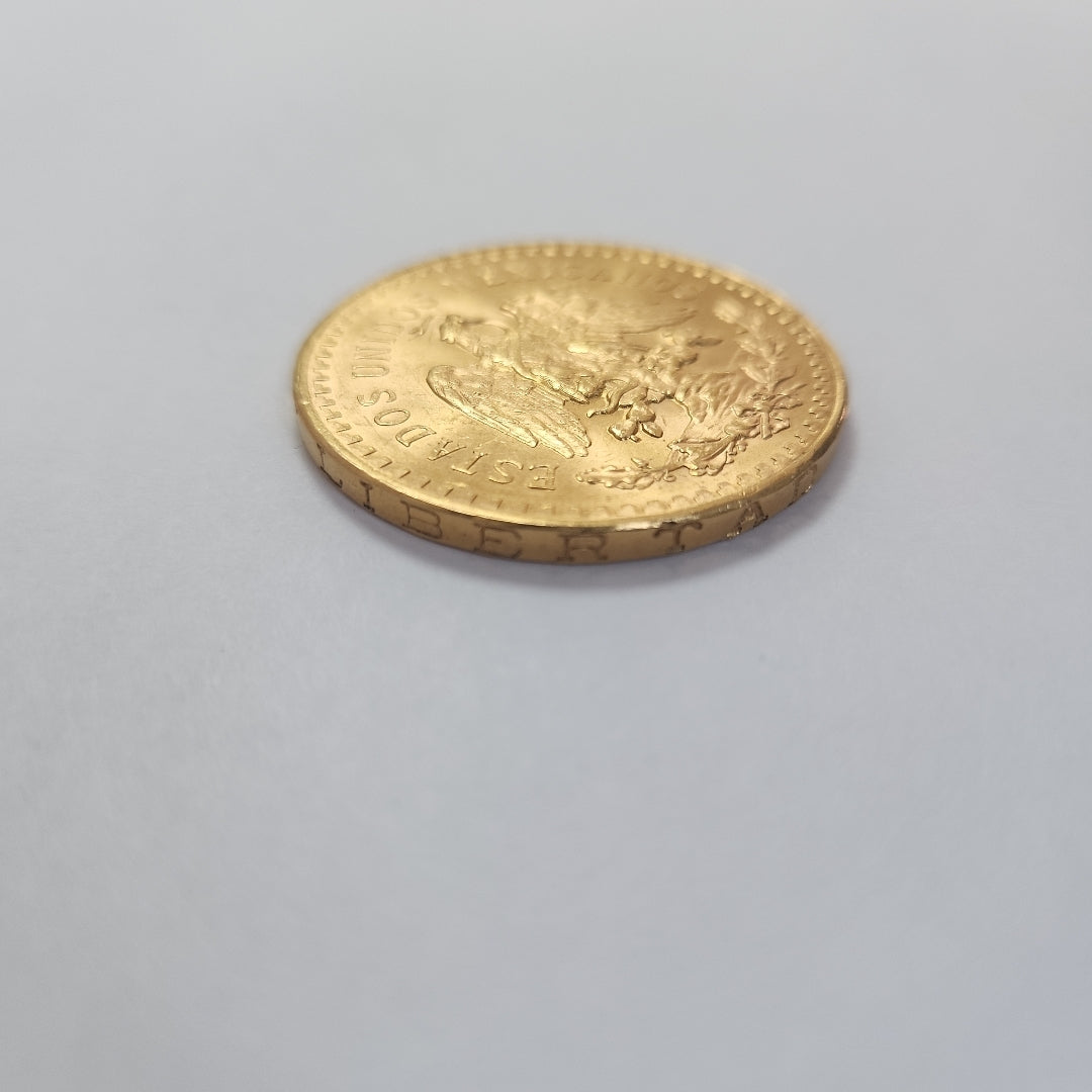 Moneda Centenario Cincuenta Pesos Oro Mexicano 21.6K
