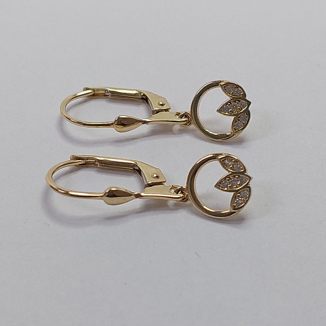 BROQUELES ORO 14K 2 (NUEVO)