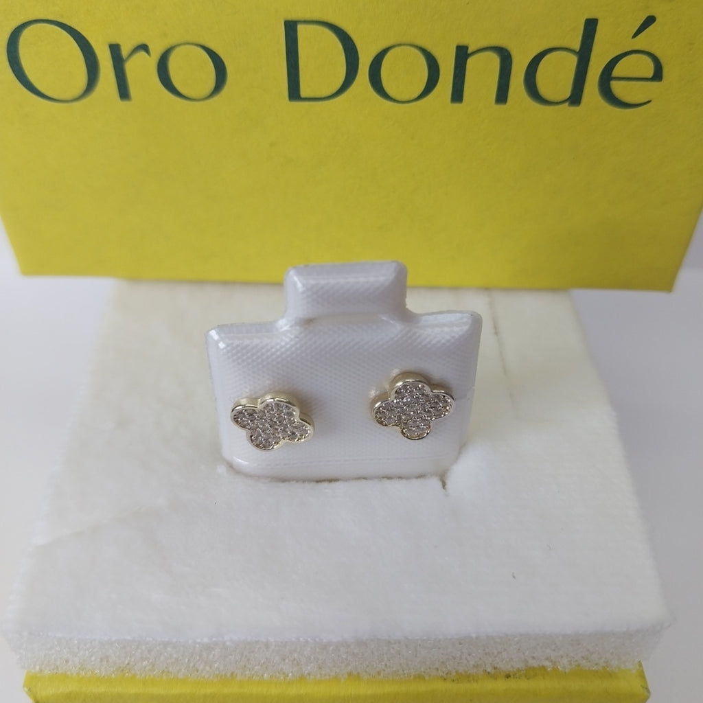 BROQUELES ORO 14K 1.1 (NUEVO)