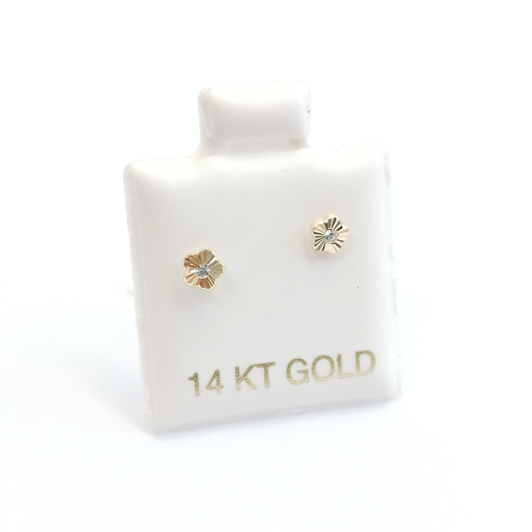 BROQUELES ORO 14K 1 (NUEVO)