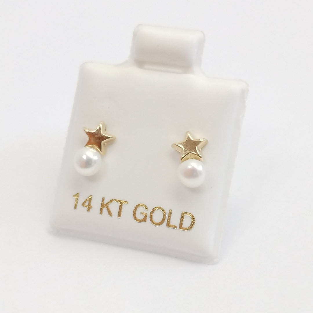 BROQUELES ORO 14K 1 (NUEVO)
