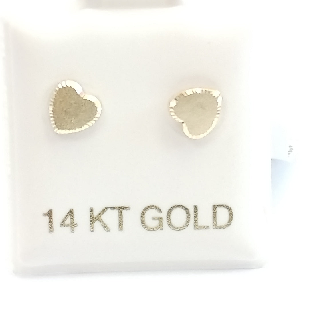BROQUELES ORO 14K 1 (NUEVO)